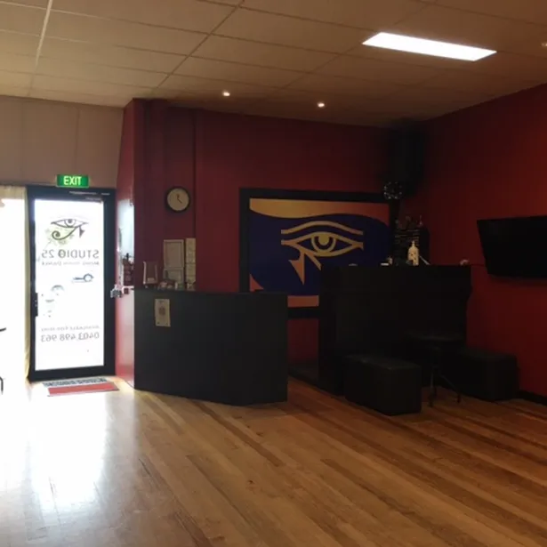 Shimmiying Flames Studio Image