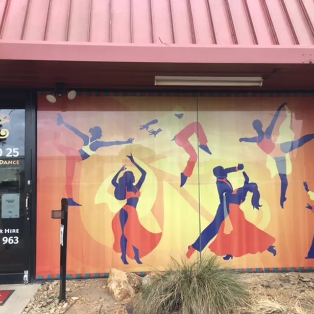 Shimmiying Flames Studio Image